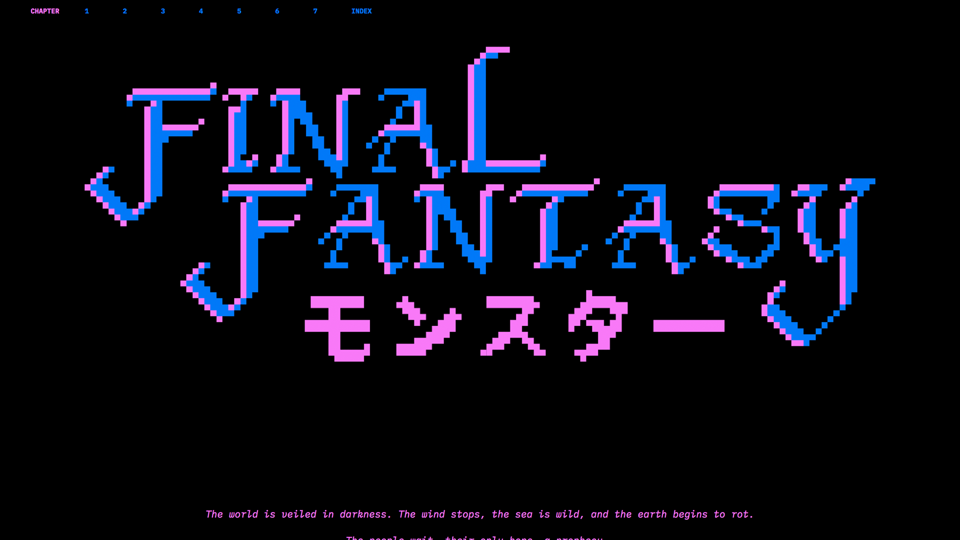 Monster—Final Fantasy website