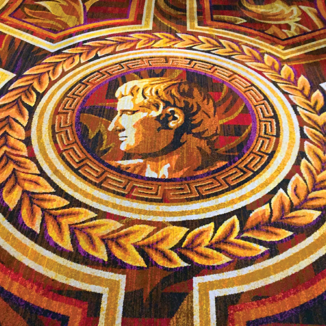 Caesars Palace casino carpet