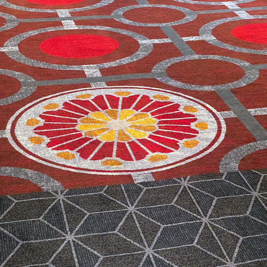 Caesars Palace convention center carpet